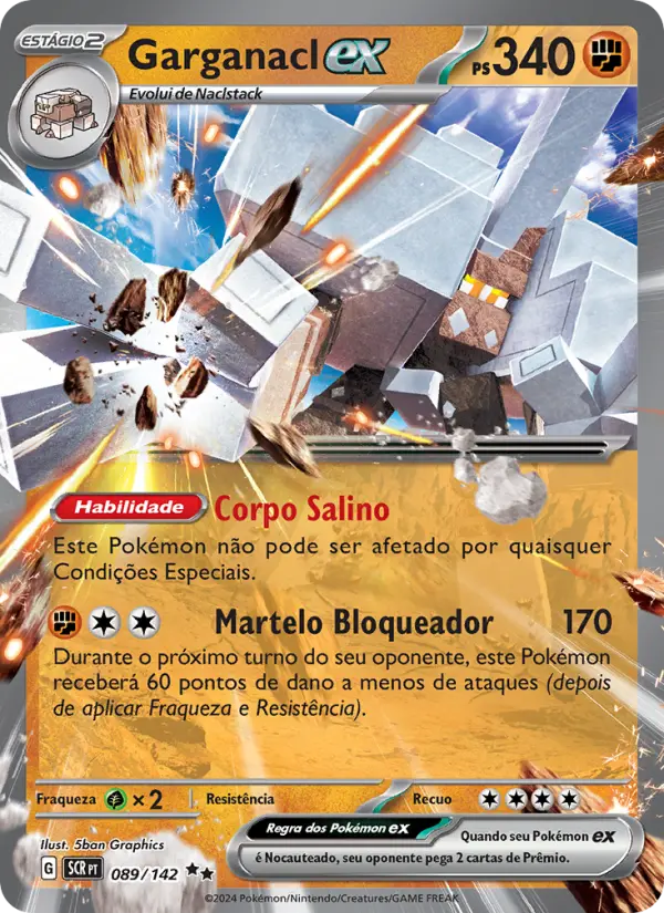 Carta Garganacl ex, número 089/142 da coleção Coroa Estelar