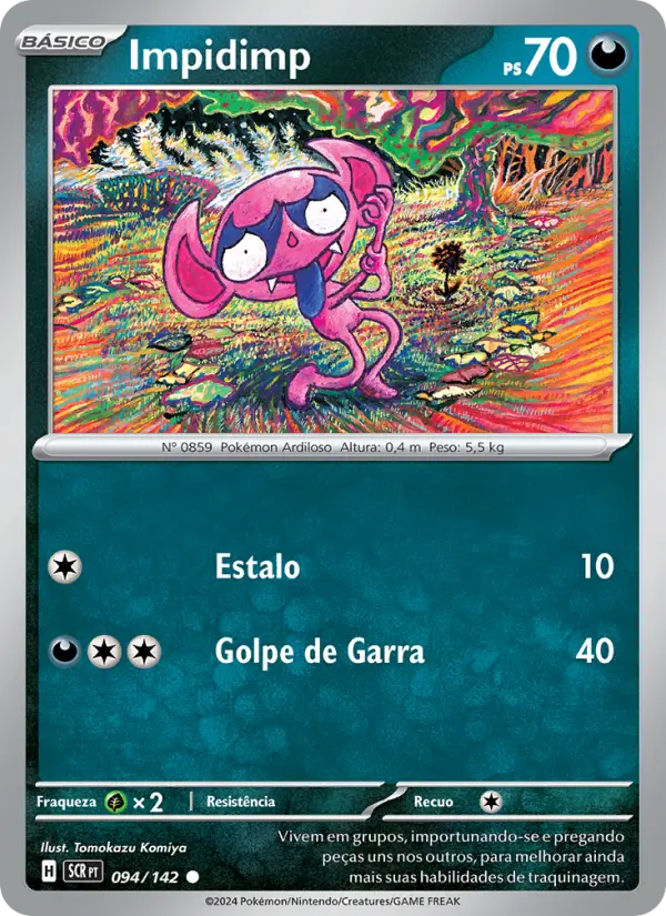 Carta Impidimp, número 094/142 da coleção Coroa Estelar