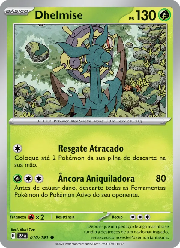 Carta Dhelmise, número 010/191 da coleção Fagulhas Impetuosas