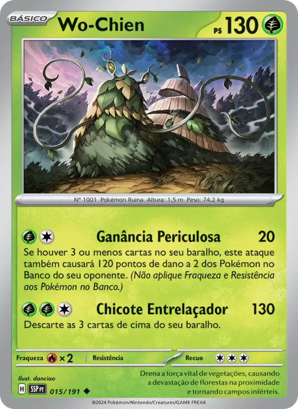 Carta Wo-Chien, número 015/191 da coleção Fagulhas Impetuosas