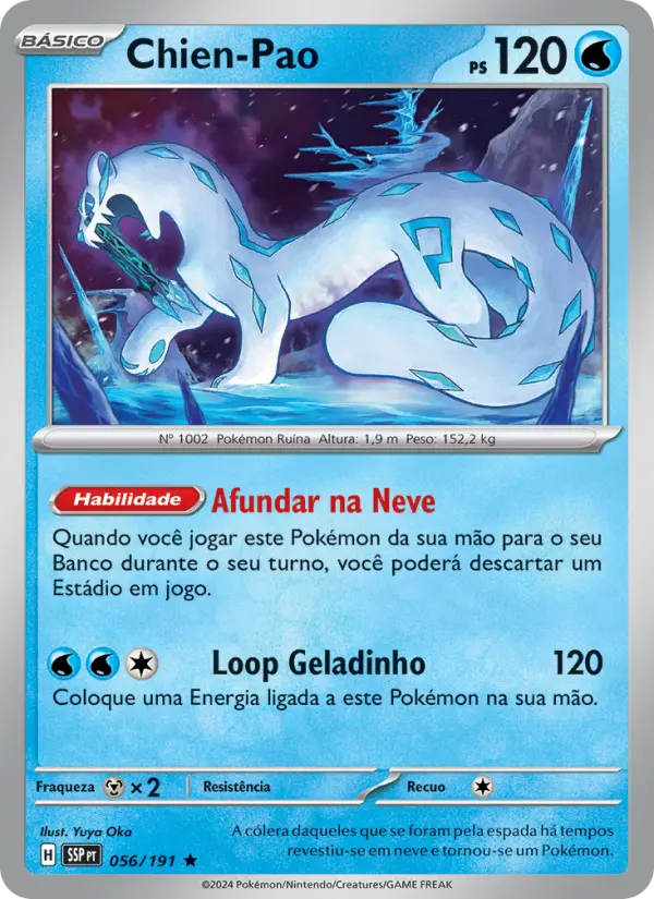 Carta Chien-Pao, número 056/191 da coleção Fagulhas Impetuosas