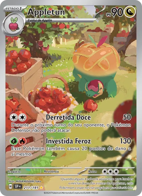 Carta Appletun, número 211/191 da coleção Fagulhas Impetuosas