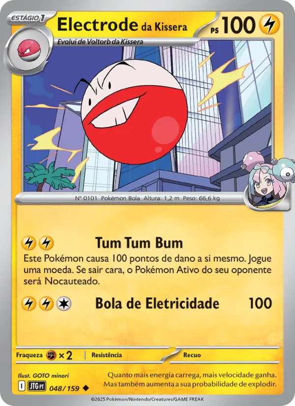 Carta Electrode da Kissera, número 048/159 da coleção Amigos de Jornada
