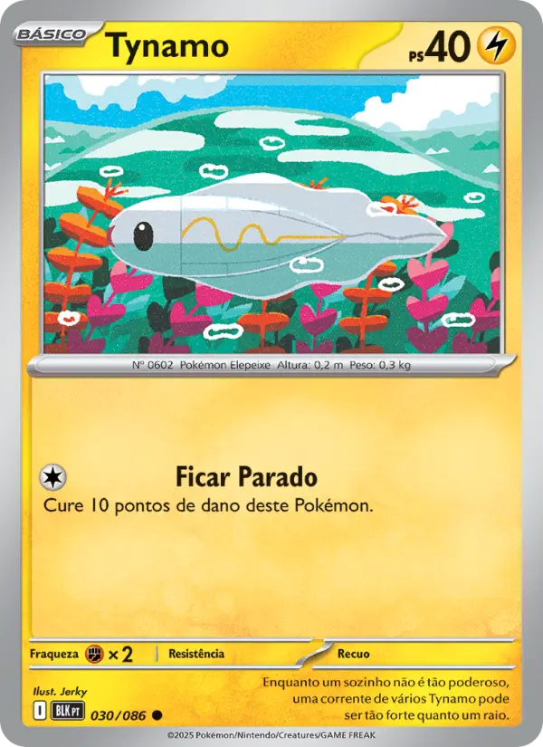 Carta Tynamo, número 030/86 da coleção Raio Preto
