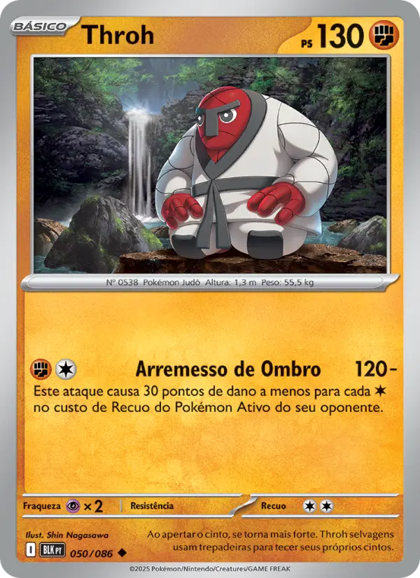 Carta Throh, número 050/86 da coleção Raio Preto