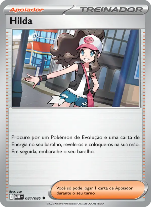 Carta Hilda, número 084/86 da coleção Fogo Branco
