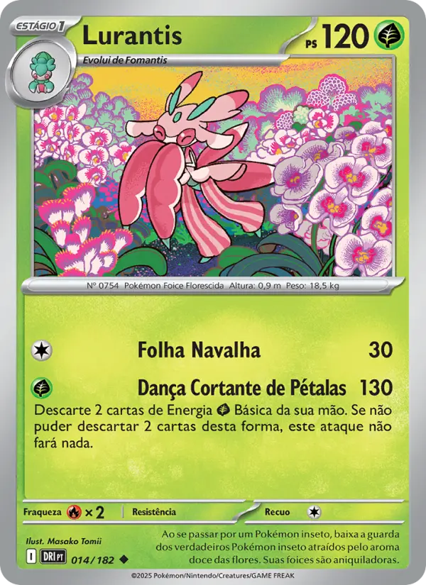 Carta Lurantis, número 014/182 da coleção Rivais Predestinados