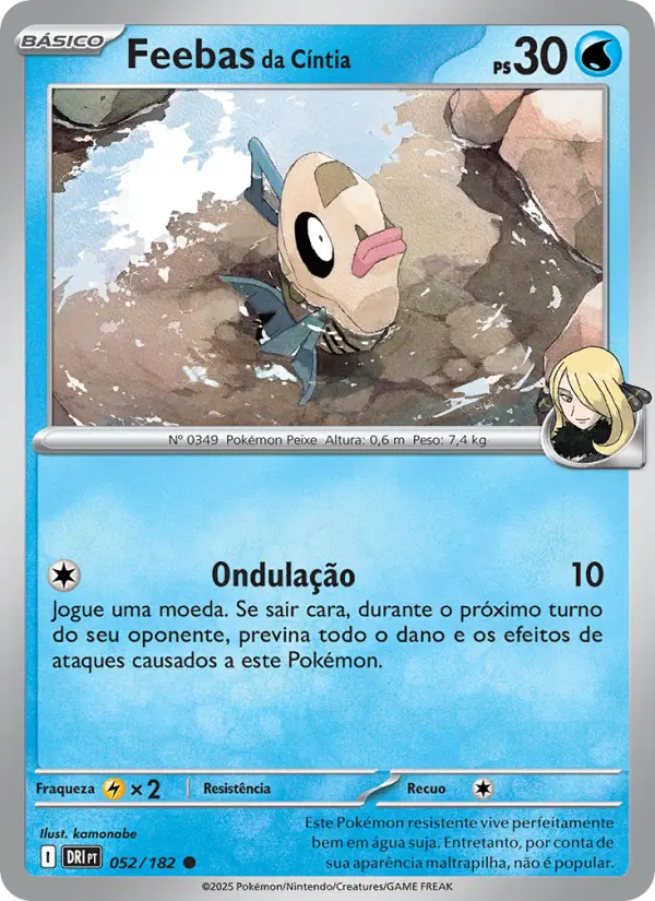 Carta Feebas da Cíntia, número 052/182 da coleção Rivais Predestinados