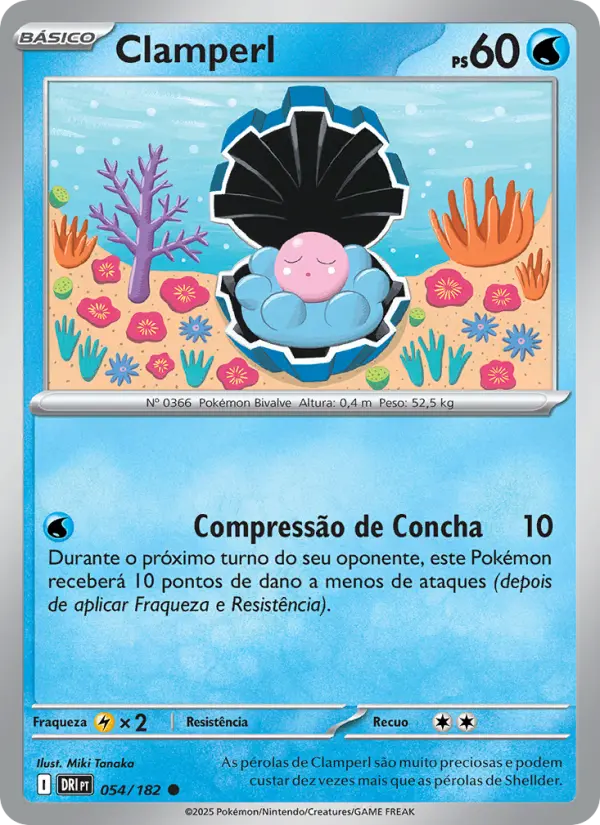 Carta Clamperl, número 054/182 da coleção Rivais Predestinados
