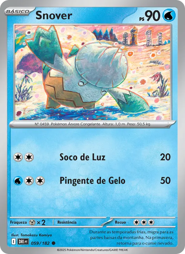 Carta Snover, número 059/182 da coleção Rivais Predestinados