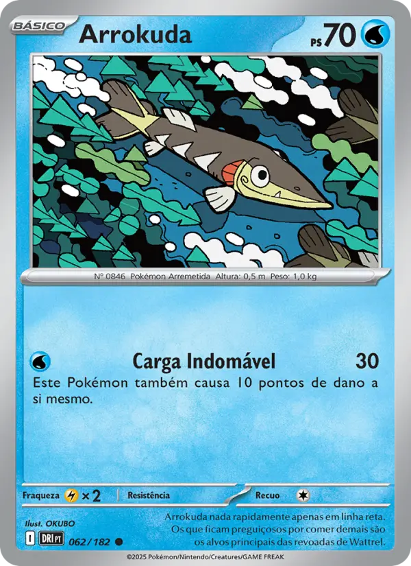 Carta Arrokuda, número 062/182 da coleção Rivais Predestinados