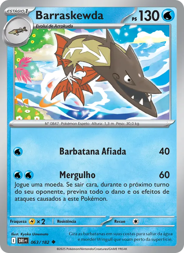 Carta Barraskewda, número 063/182 da coleção Rivais Predestinados