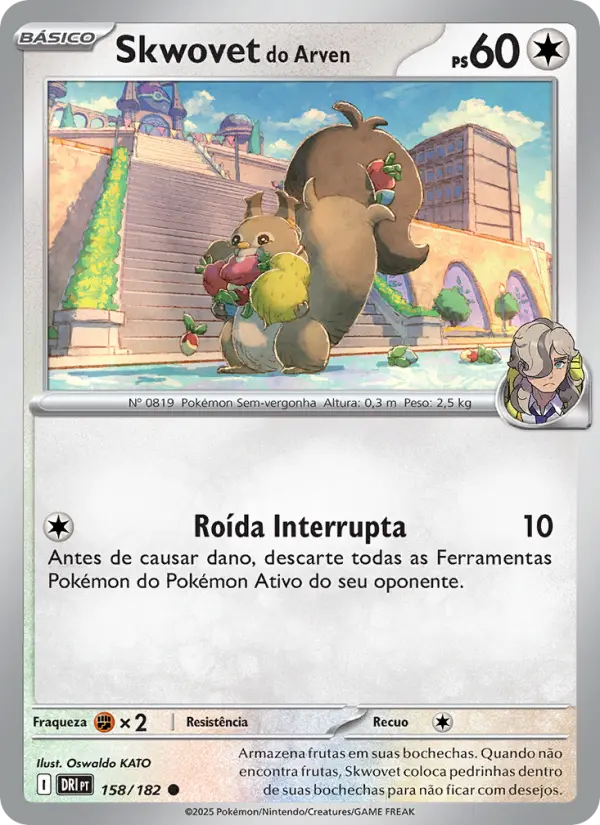 Carta Skwovet do Arven, número 158/182 da coleção Rivais Predestinados