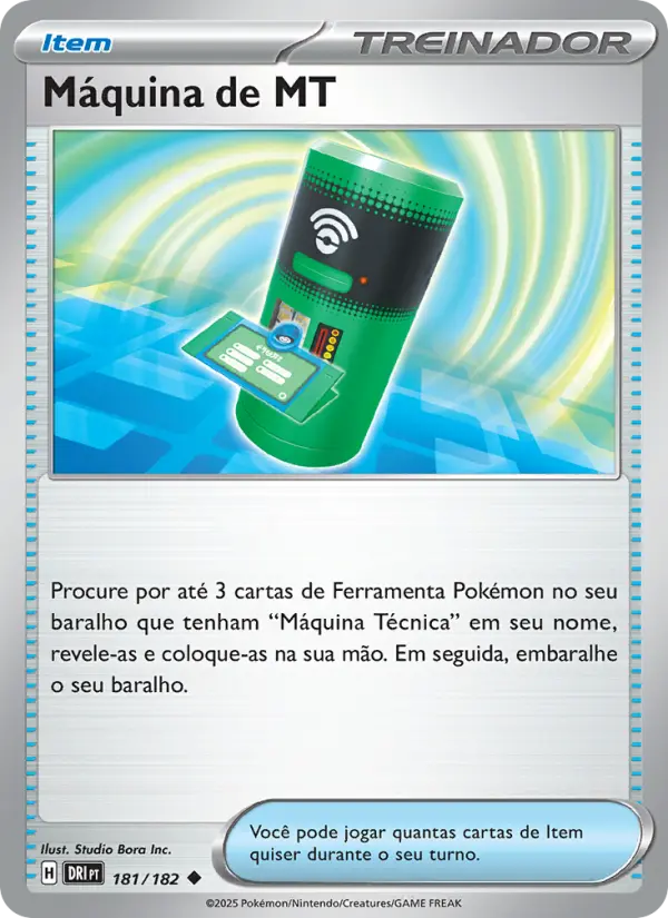 Carta Máquina de MT, número 181/182 da coleção Rivais Predestinados