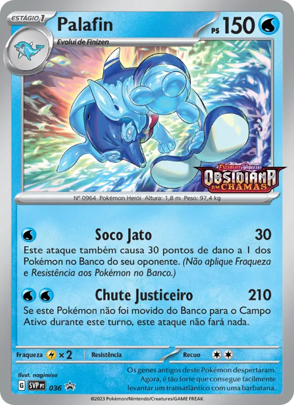 Carta Palafin, número 036/225 da coleção SVP Black Star Promos