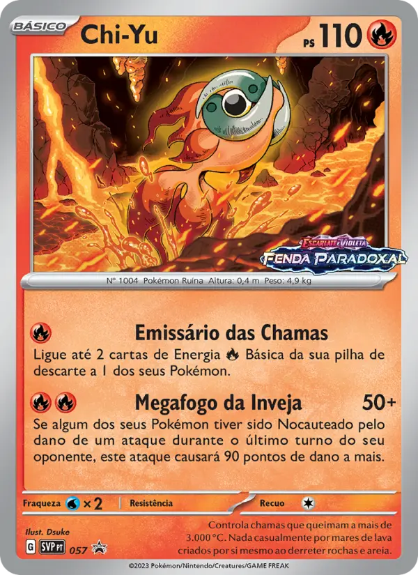 Carta Chi-Yu, número 057/225 da coleção SVP Black Star Promos