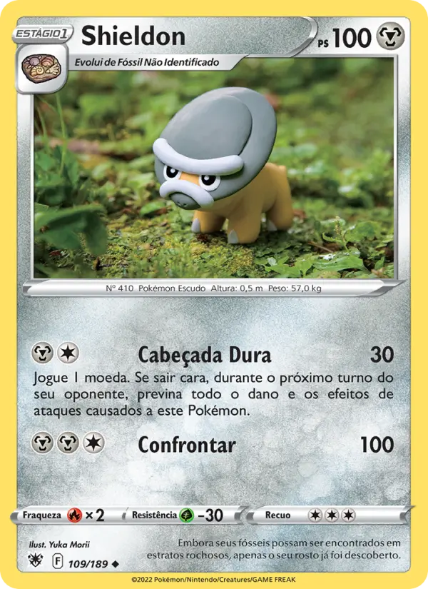 Carta Shieldon, número 109/189 da coleção Estrelas Radiantes