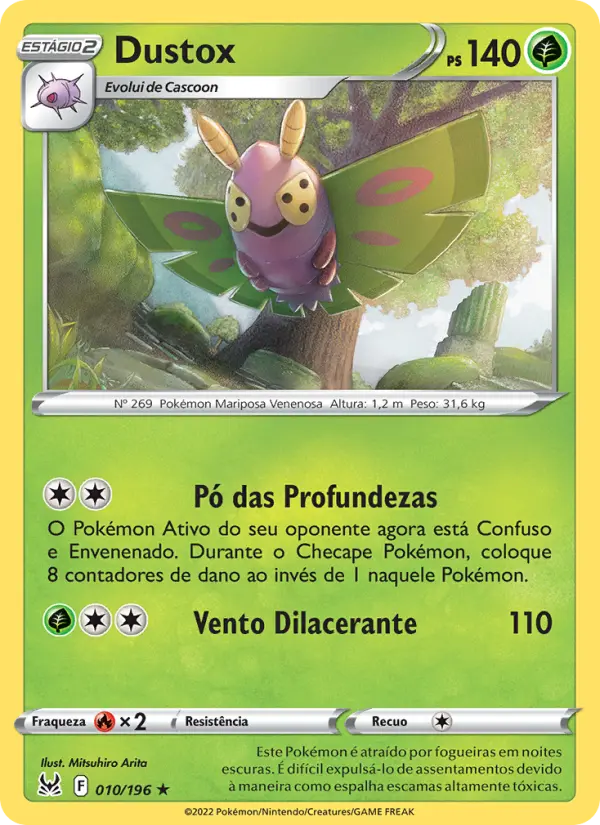 Carta Dustox, número 010/196 da coleção Origem Perdida