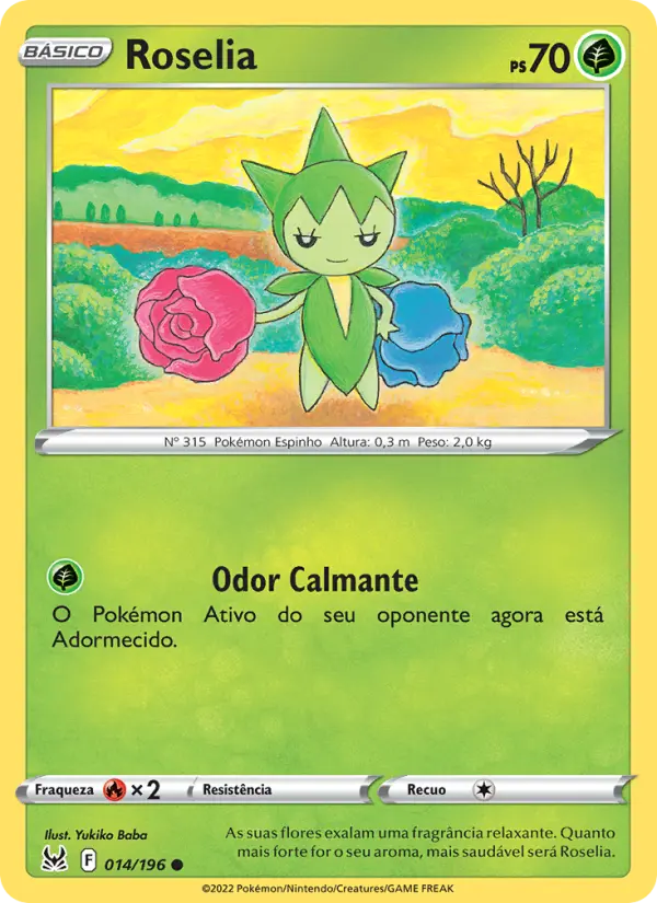 Carta Roselia, número 014/196 da coleção Origem Perdida