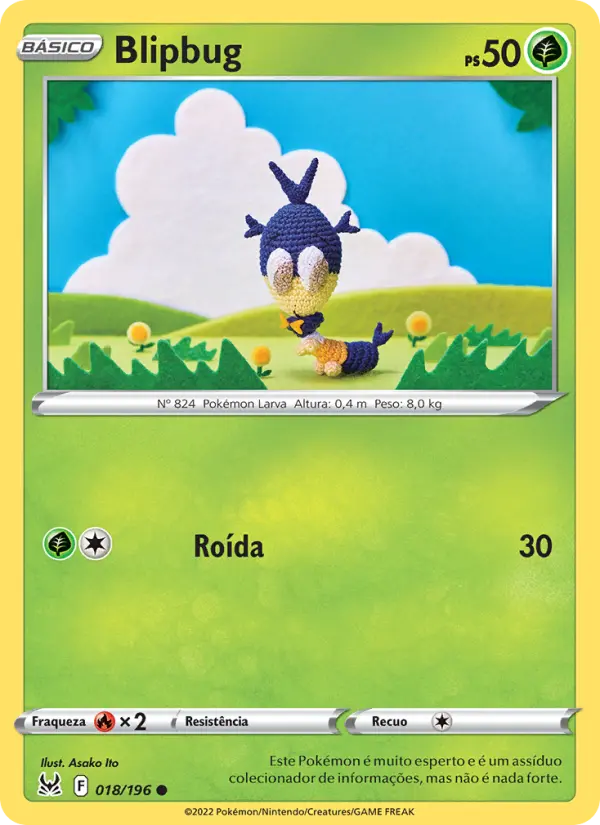 Carta Blipbug, número 018/196 da coleção Origem Perdida