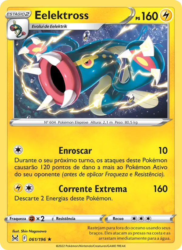Carta Eelektross, número 061/196 da coleção Origem Perdida