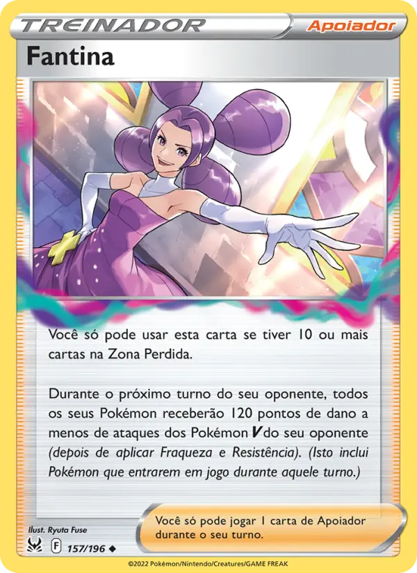 Carta Fantina, número 157/196 da coleção Origem Perdida