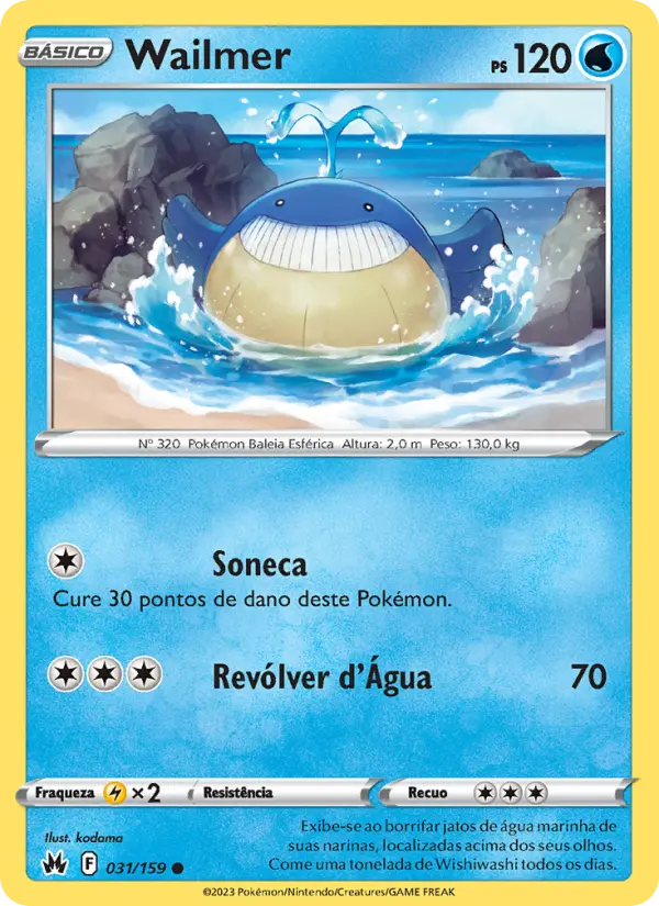Carta Wailmer, número 031/159 da coleção Realeza Absoluta