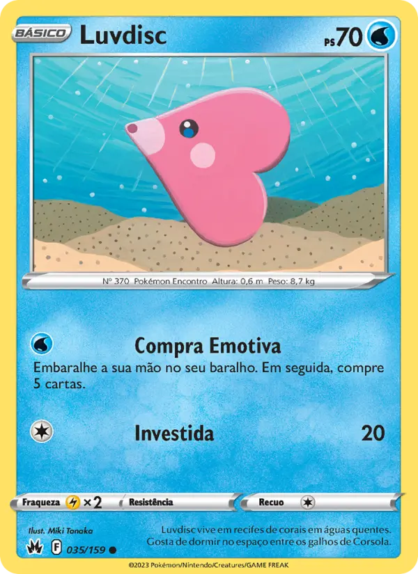 Carta Luvdisc, número 035/159 da coleção Realeza Absoluta