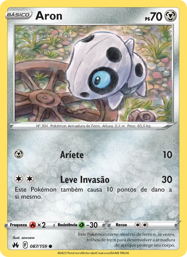 Carta Aron, número 087/159 da coleção Realeza Absoluta