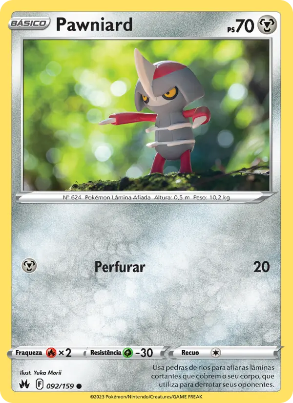 Carta Pawniard, número 092/159 da coleção Realeza Absoluta