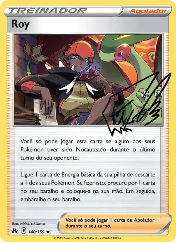 Carta Roy, número 140/159 da coleção Realeza Absoluta