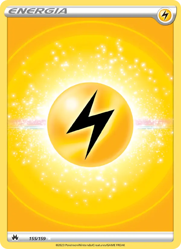 Carta Energia de Raios, número 155/159 da coleção Realeza Absoluta