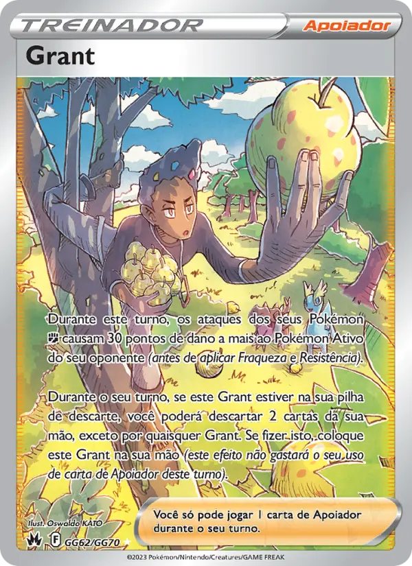 Carta Grant, número GG62/70 da coleção Realeza Absoluta Galeria de Galar