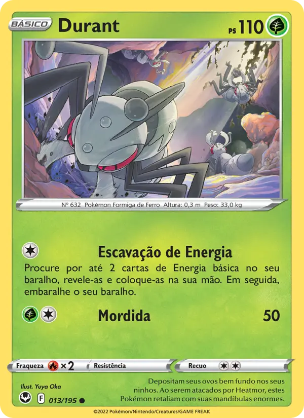 Carta Durant, número 013/195 da coleção Tempestade Prateada