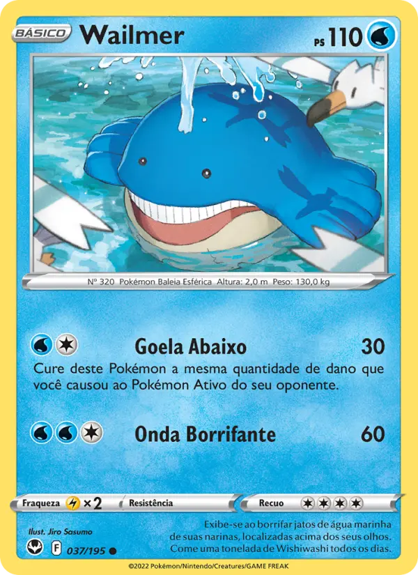 Carta Wailmer, número 037/195 da coleção Tempestade Prateada