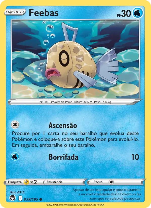 Carta Feebas, número 039/195 da coleção Tempestade Prateada
