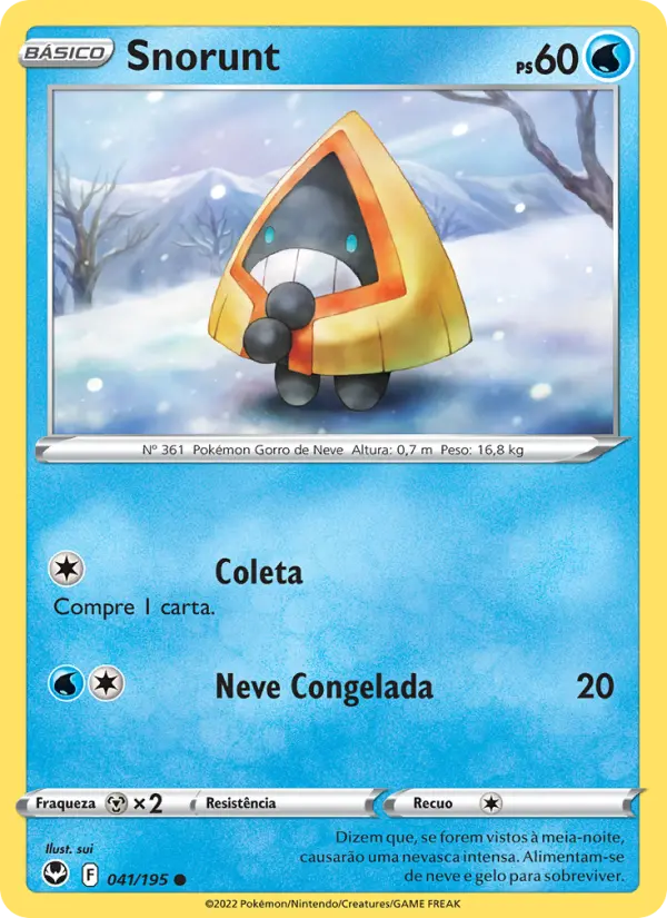 Carta Snorunt, número 041/195 da coleção Tempestade Prateada