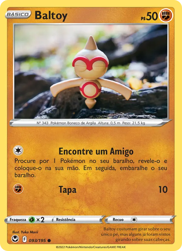 Carta Baltoy, número 093/195 da coleção Tempestade Prateada