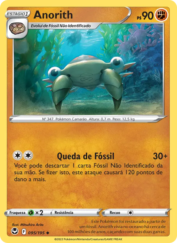 Carta Anorith, número 095/195 da coleção Tempestade Prateada