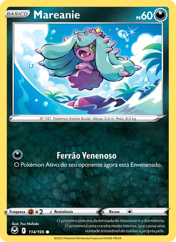 Carta Mareanie, número 114/195 da coleção Tempestade Prateada