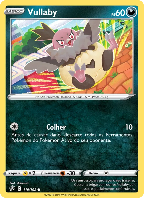Carta Vullaby, número 119/192 da coleção Rixa Rebelde