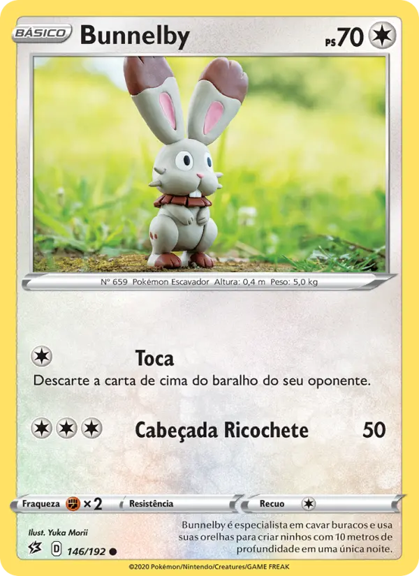 Carta Bunnelby, número 146/192 da coleção Rixa Rebelde