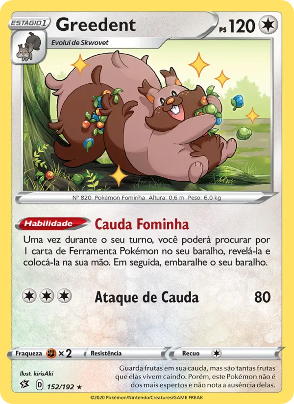 Carta Greedent, número 152/192 da coleção Rixa Rebelde