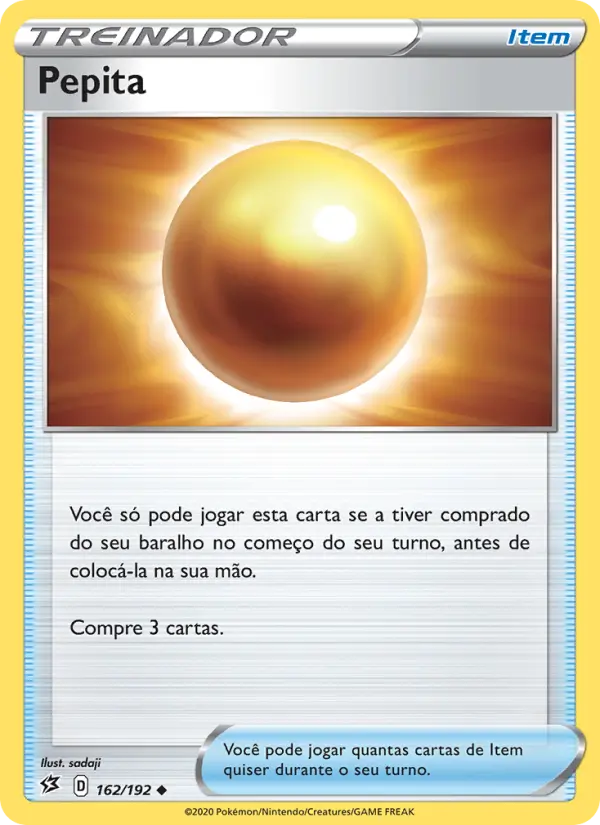 Carta Pepita, número 162/192 da coleção Rixa Rebelde