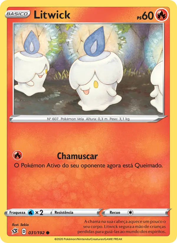 Carta Litwick, número 31/192 da coleção Rixa Rebelde
