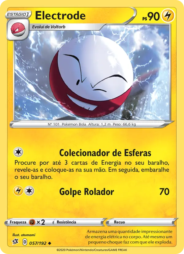 Carta Electrode, número 57/192 da coleção Rixa Rebelde