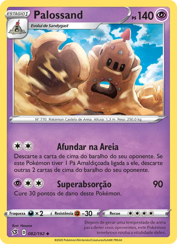 Carta Palossand, número 82/192 da coleção Rixa Rebelde