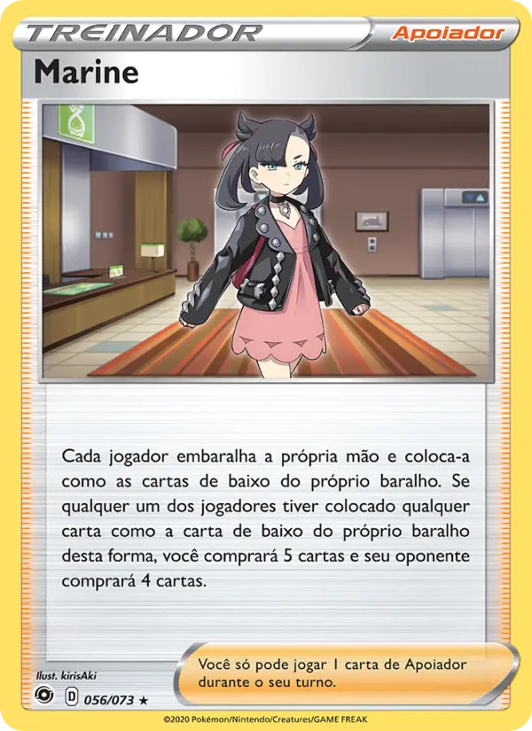Carta Marine, número 56/73 da coleção Caminho do Campeão