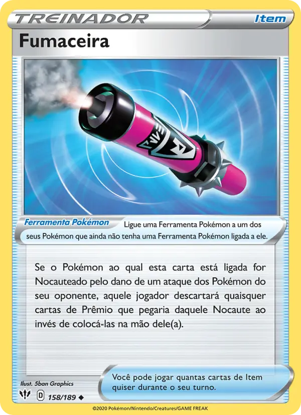 Carta Fumaceira, número 158/189 da coleção Escuridão Incandescente