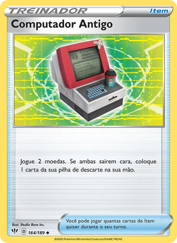 Carta Computador Antigo, número 164/189 da coleção Escuridão Incandescente